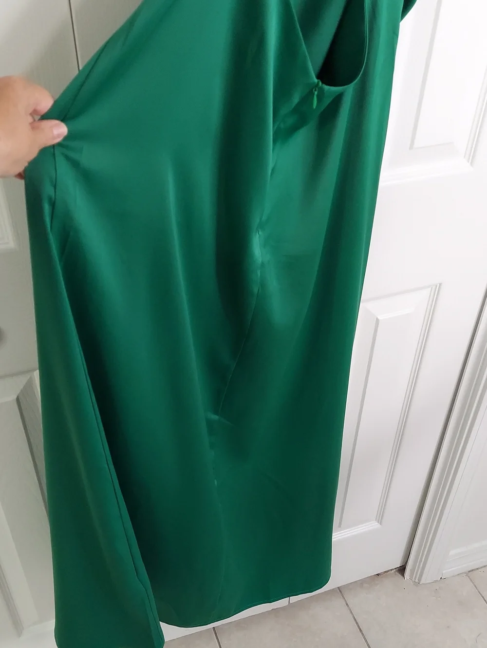 Commense Dress, New!Size L, Emerald Green, Halter - Picture 10 of 11